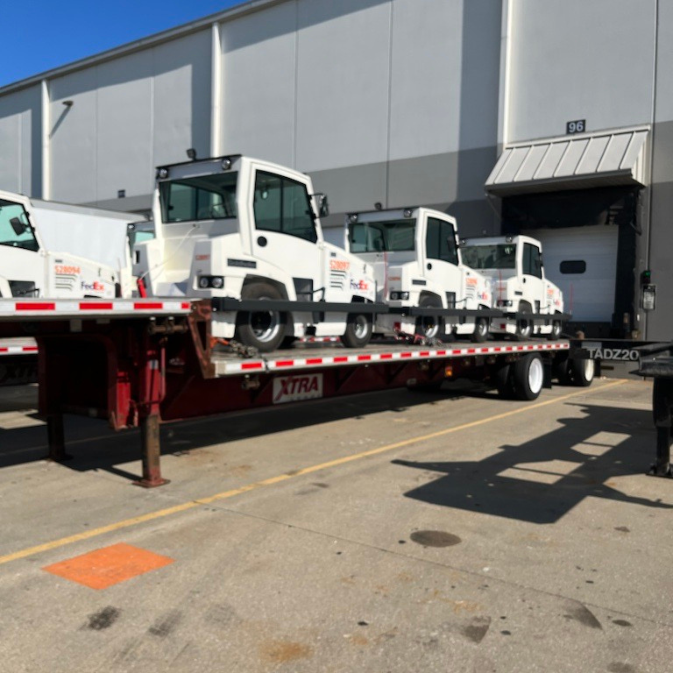 A Taylor Distributing transload project in progress at the Cincinnati facility